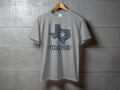 Gray t-shirt with Texas map outline, star, and "Texas Pride" text.