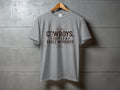 Cowboys, Coffee & Early Mornings - cozy western coffee tee, heavyweight cotton, Texas Dust & Denim western apparel