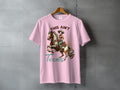 Pink t-shirt with woman on horseback and "THIS AIN'T Texas" text.