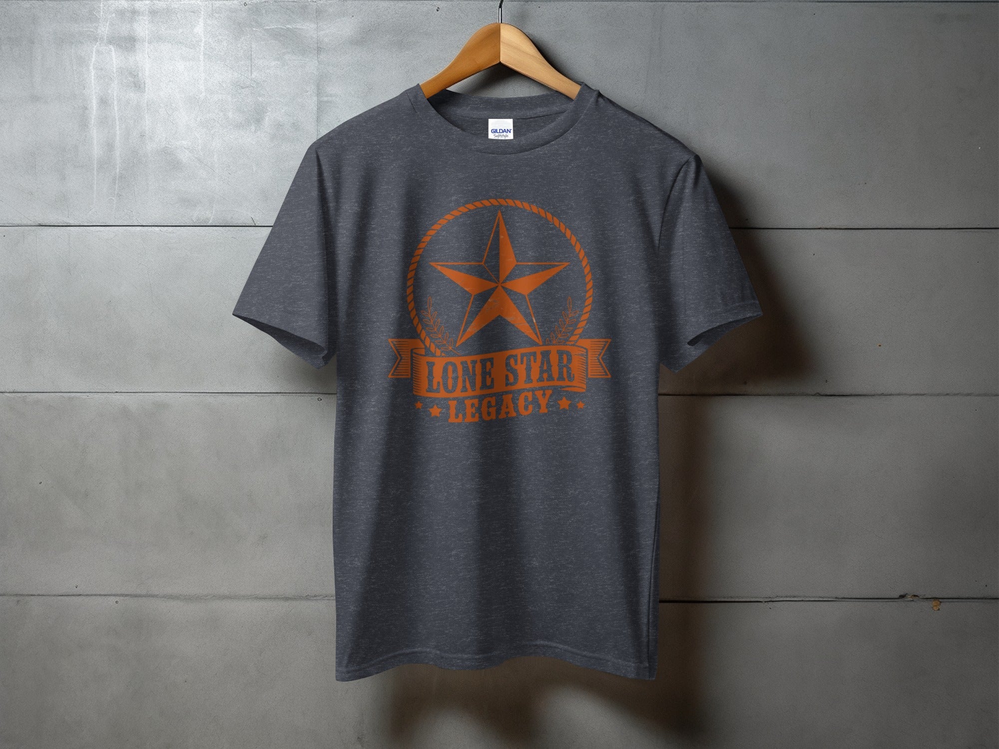 Lone Star Legacy Heritage - vintage western tee, heavyweight cotton, Texas Dust & Denim western apparel
