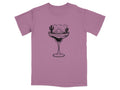 T-shirt with graphic of desert landscape in a margarita glass.