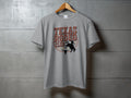 Grey t-shirt with "Texas Rodeo Club" and bull rider graphic.