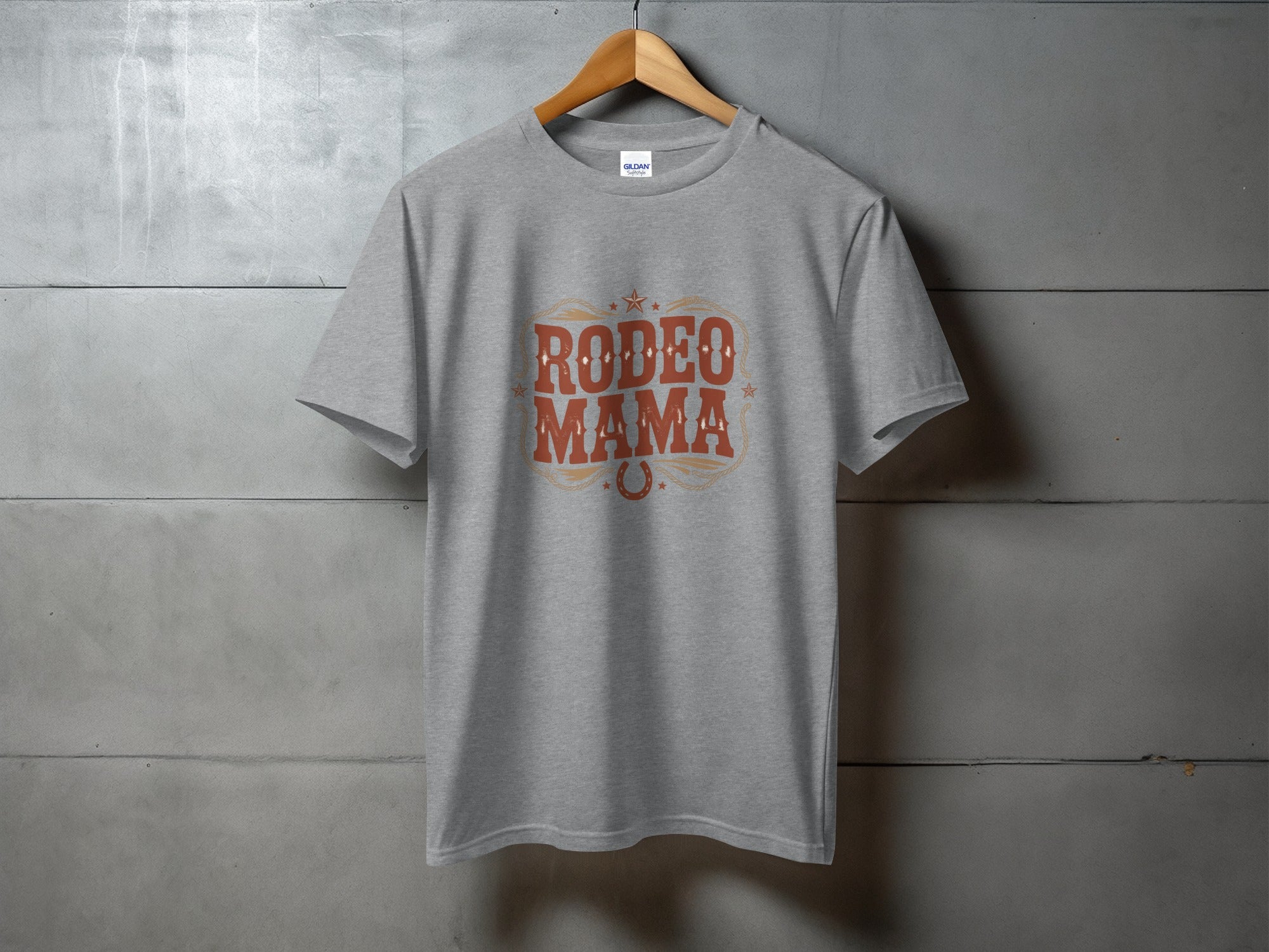 Heritage Rodeo Mama - western mom tee, heavyweight cotton, Texas Dust & Denim western apparel