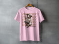 Pink t-shirt with "Howdy Honey" text and woman in cowboy hat.