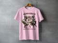 Pink t-shirt with graphic of three cowgirls dancing, text "Cowgirls Just Wanna Have Fun".